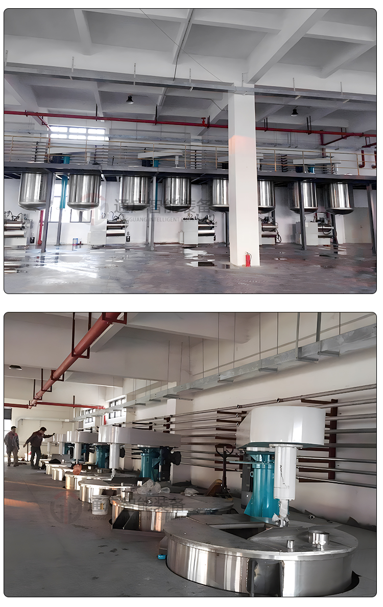 Manufacturer of Tongguang Intelligent Platform Disperser, One Machine, Two Cylinders, Suspended Rotary Mixing High Speed Mixer