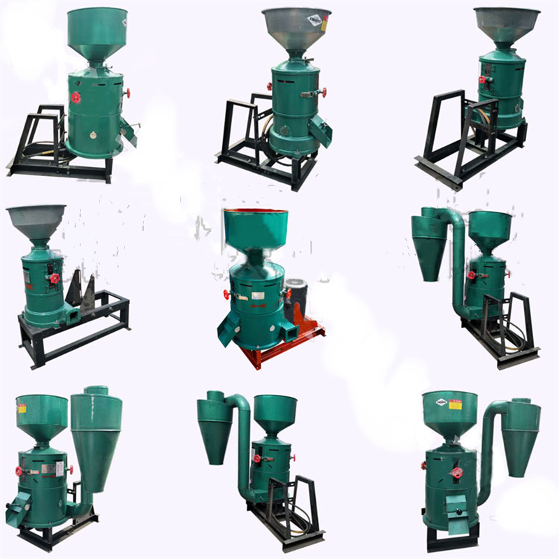 Rice hulling and milling machine Small grain rice hulling machine Sorghum millet electric rice beater