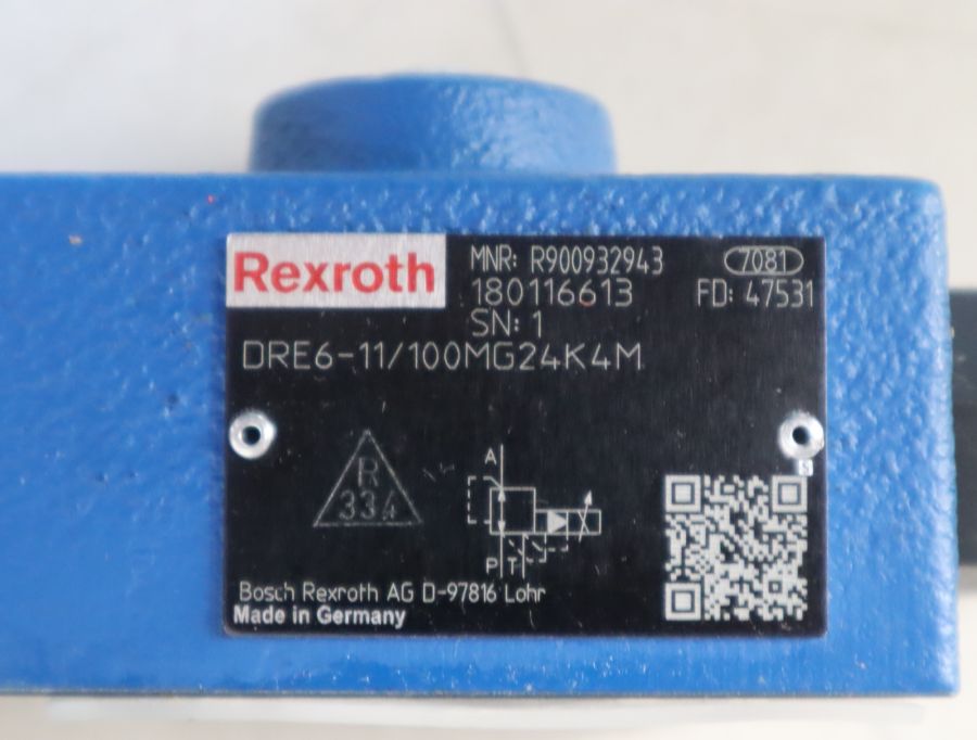 R900932943 DRE6-10/100MG24K4M 德国力士乐REXROTH减压阀