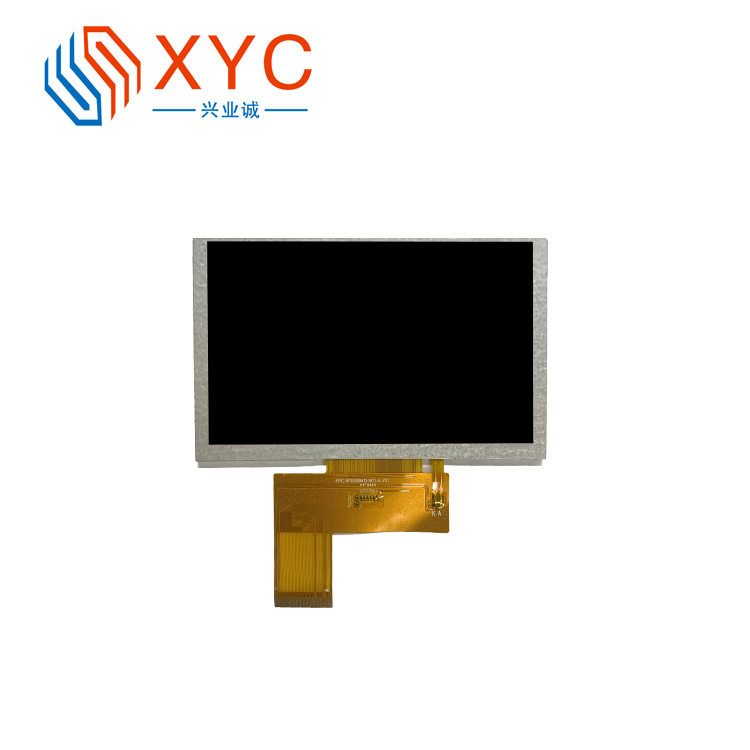 5-inch RGB interface LCD display screen with customized module resolution of 800 * 480 color full angle LCM manufacturer