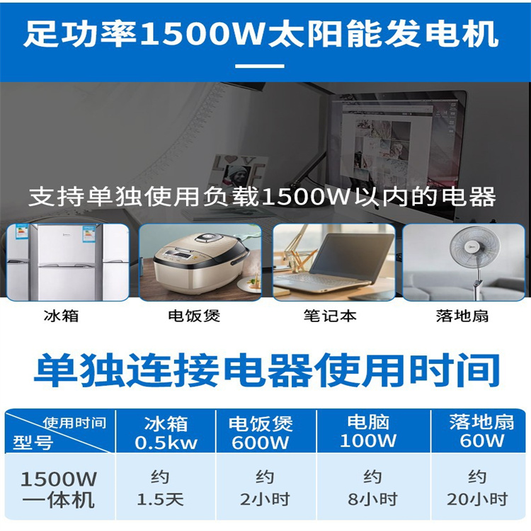 Smart microgrid photovoltaic power station solar power generation equipment 3 kW photovoltaic water pump