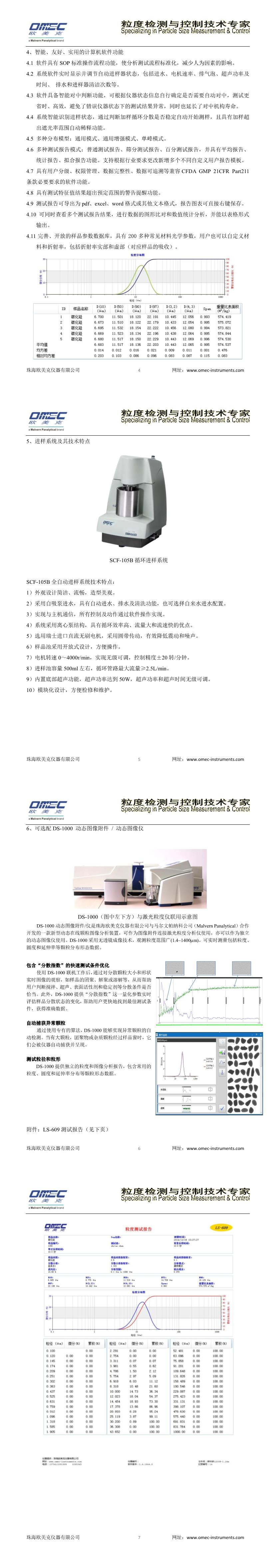 LS-609 Laser Particle Size Analyzer OMAX High Performance Fully Automatic Wet Laser Particle Size Analyzer