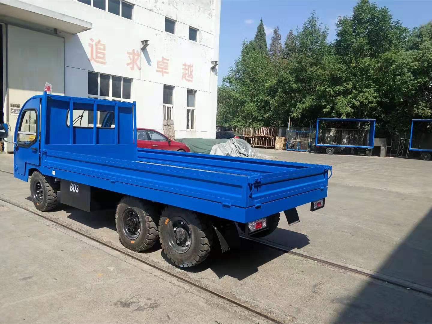 Electric pull truck, flatbed battery truck, LK05, 5-ton electric flatbed truck, directly sold by Lexus manufacturer