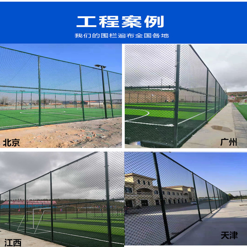 Chongze Welding Frame Sports Stadium Fence Green Diamond Grid Outdoor Community Sports Ground Protection Network