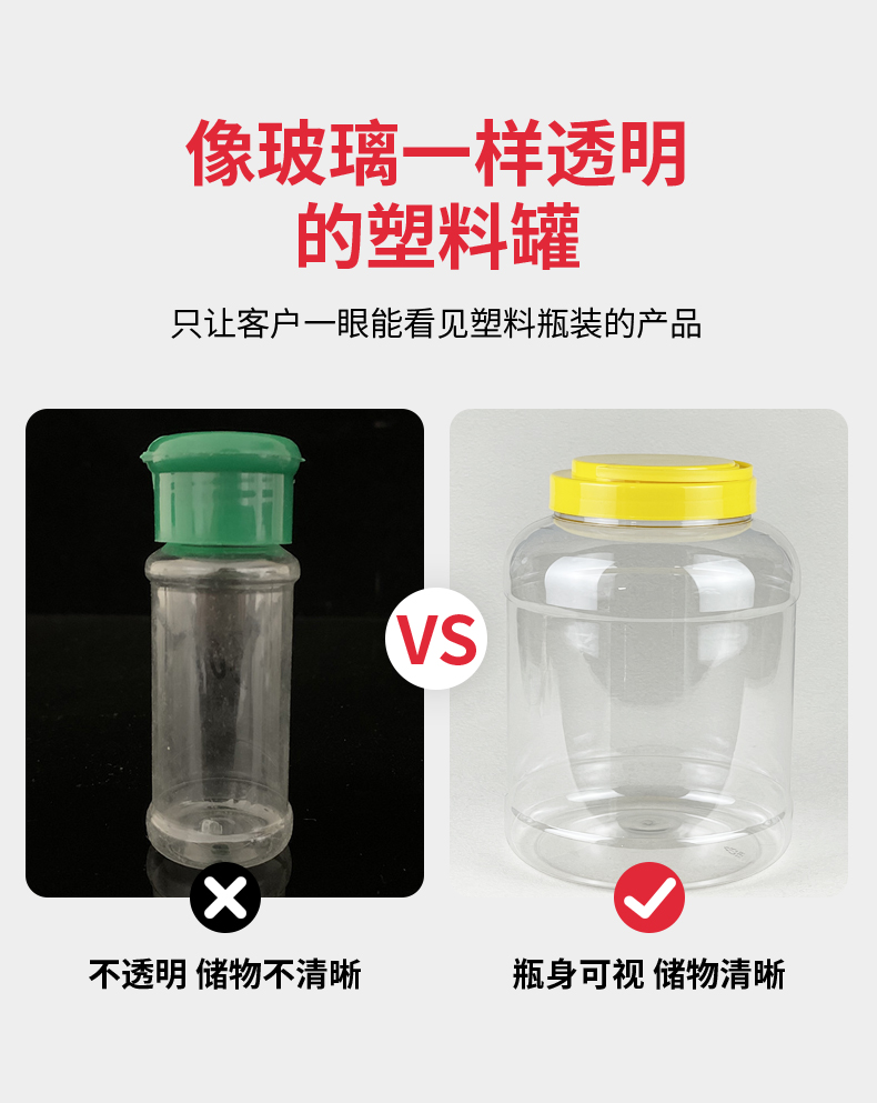 Fukang Transparent PET High end Round Simple 5000ml Food Plastic Bottle Manufacturer Customized Wholesale