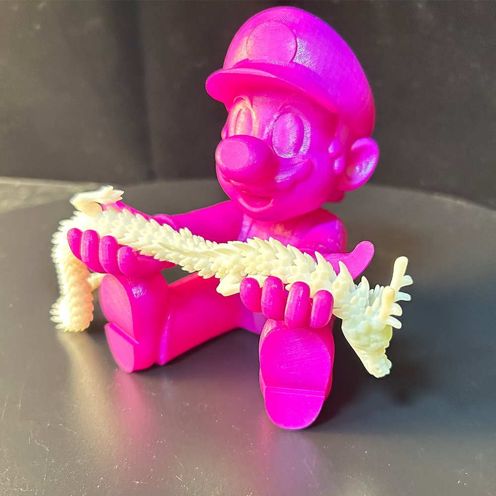 RPS Immediately Produces 3D Printing for Rapid Delivery of Mario Phone Stand Model Customization