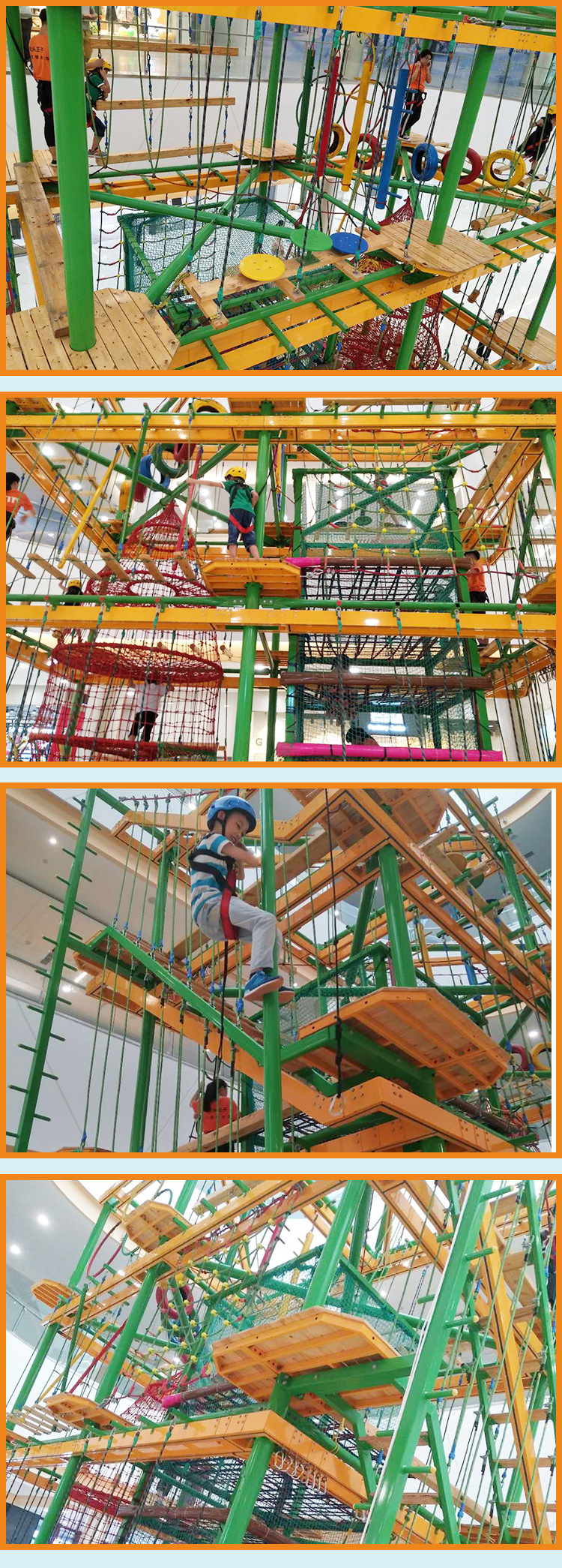 Youth and Children Expansion Training Scenic Area Jungle Crossing Indoor Rope Net Adventure Climbing Frame Little Warrior Expansion