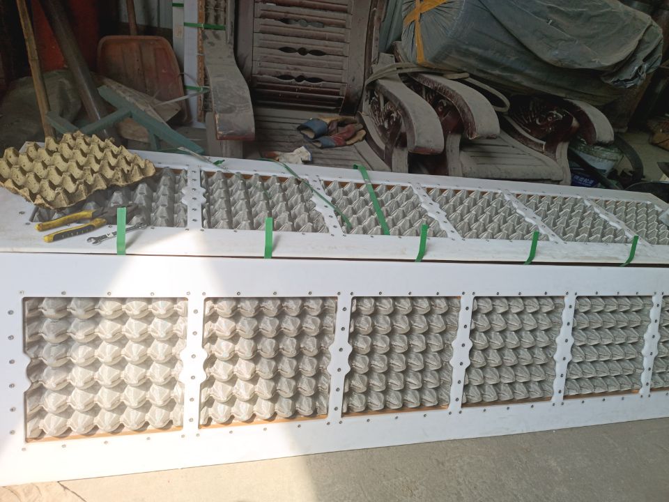 Egg tray forming equipment Guangmao egg tray machine production line irregular tray pulp molding machine