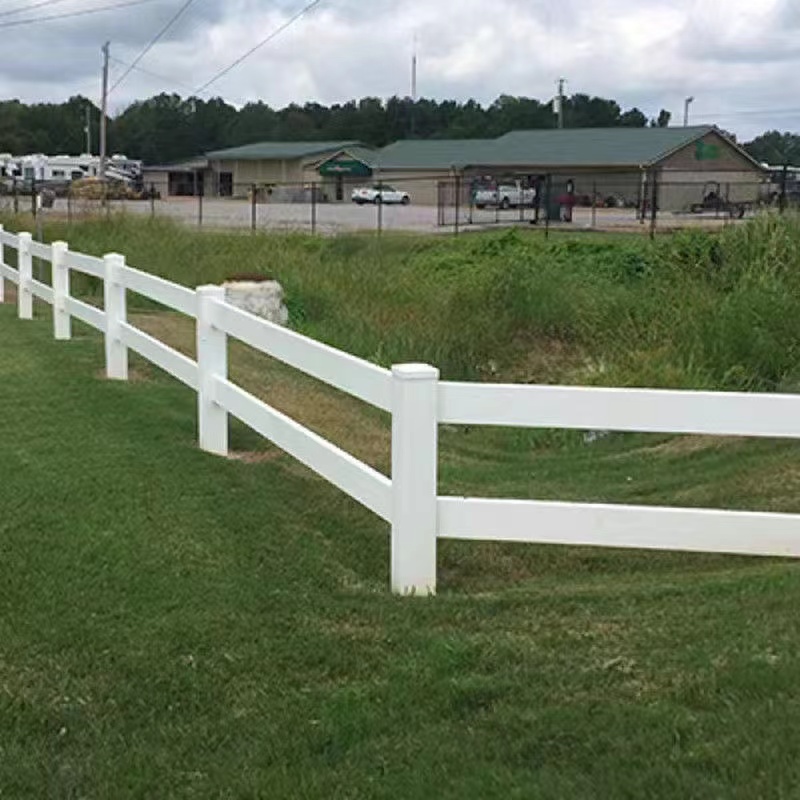 Lawn guardrail square tube assembly, green and white alternating green belt dedicated to urban central isolation fence customization