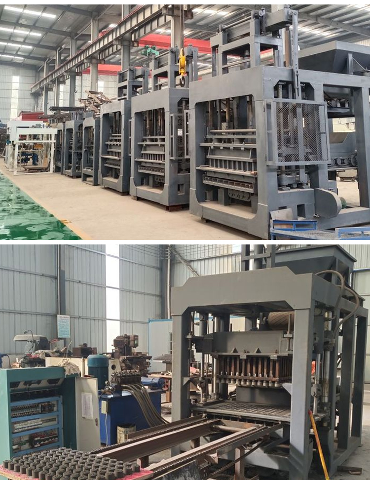 4-15 full-automatic hollow brick machine permeable brick bread brick parking lot environmental protection brick equipment Hengxingrong Machinery