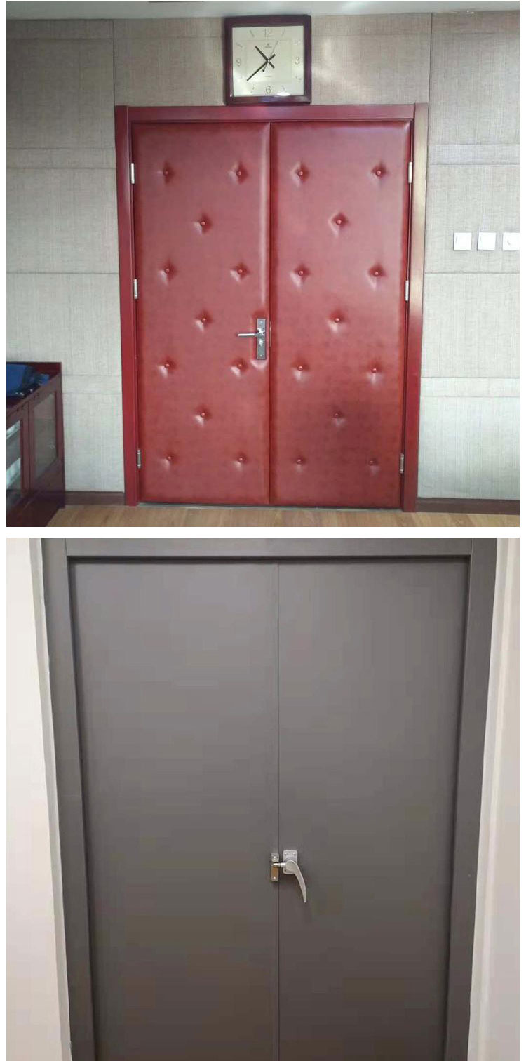 Haida Door Industry's household and commercial wooden soundproof doors can be equipped with perspective windows to support customization