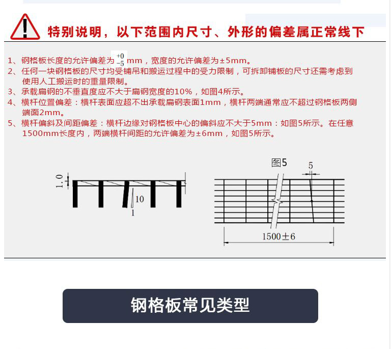 Feiyun Sump Cover Plate Heavy Carbon Steel Grille Cover Plate Steel Grille Trench Cover Plate Installed and Welded Firmly