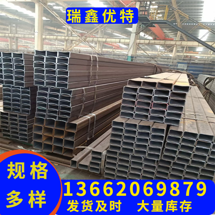 Q345B seamless square tube Q355B thick walled square tube with round to square specifications, short construction period