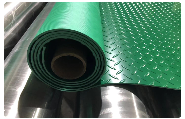 Thickened plastic floor mat, bathroom, kitchen, indoor and outdoor mat, workshop, wear-resistant carpet, industrial anti-skid mat