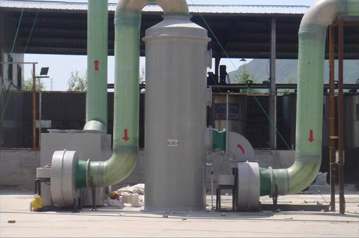 Fiberglass desulfurization tower, Jiahang air purification waste gas adsorption tower, environmentally friendly