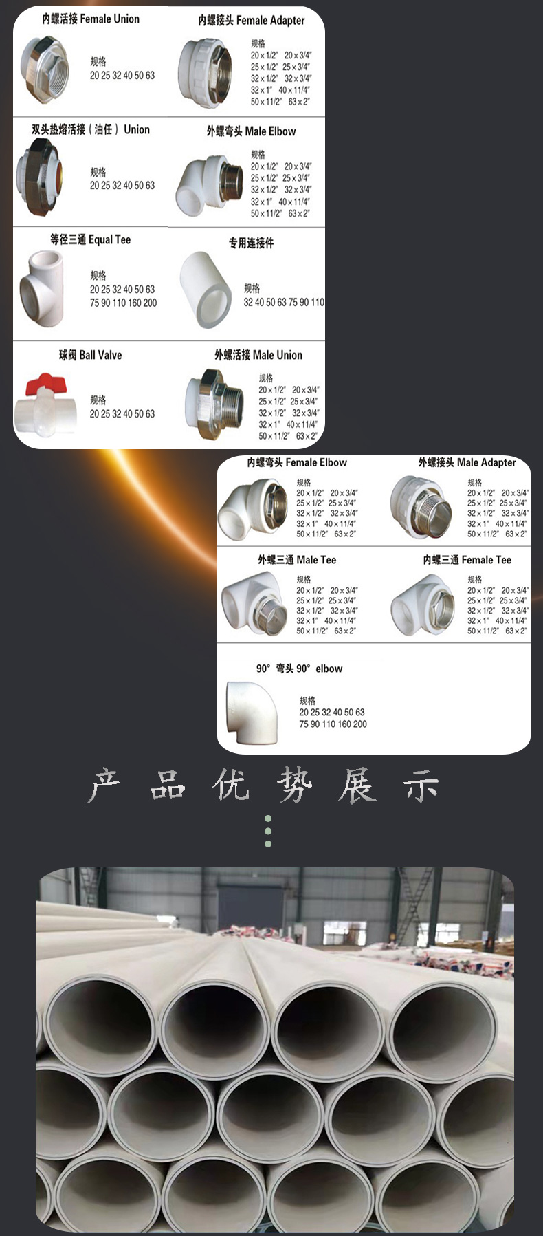 PSP steel plastic composite pressure pipe PE water supply pipe DN20 to 200 double hot melt flared electromagnetic connection pipe fitting flange