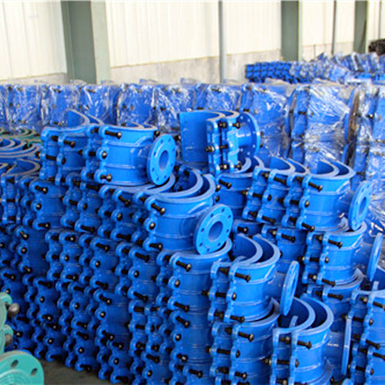 Ductile iron pipe flexible joint pipe flange compensator adapter EPDM rubber ring outlet type pipe fittings