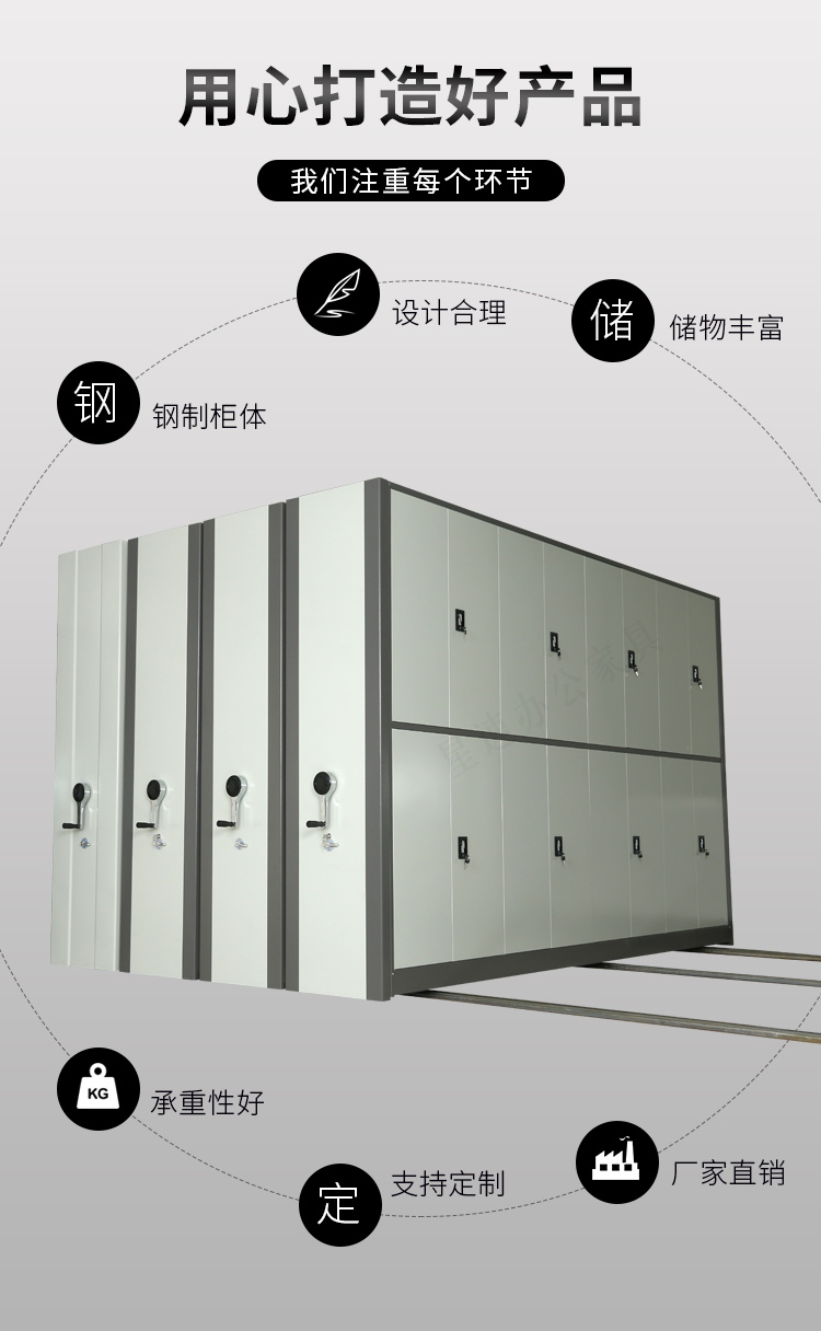 Archives Electric Intelligent Mobile Dense Shelf Dense Cabinet Office File Cabinet Hand Operated Track Mobile Shelf