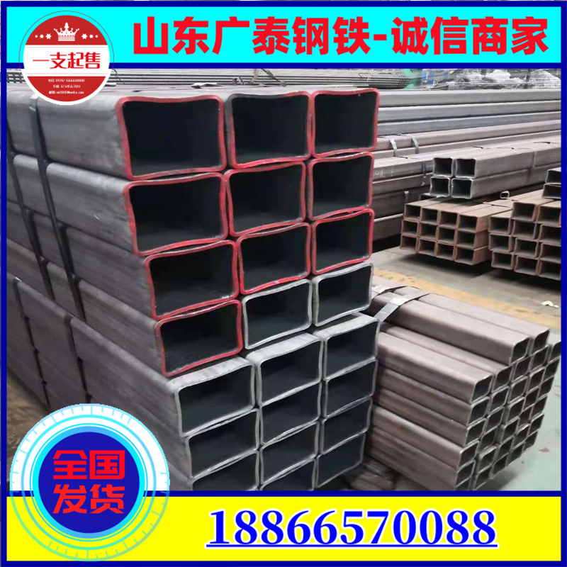 Customized manufacturer of Q355D non-standard seamless square rectangular pipe, large diameter thick walled square steel pipe, 100 * 100 square pipe