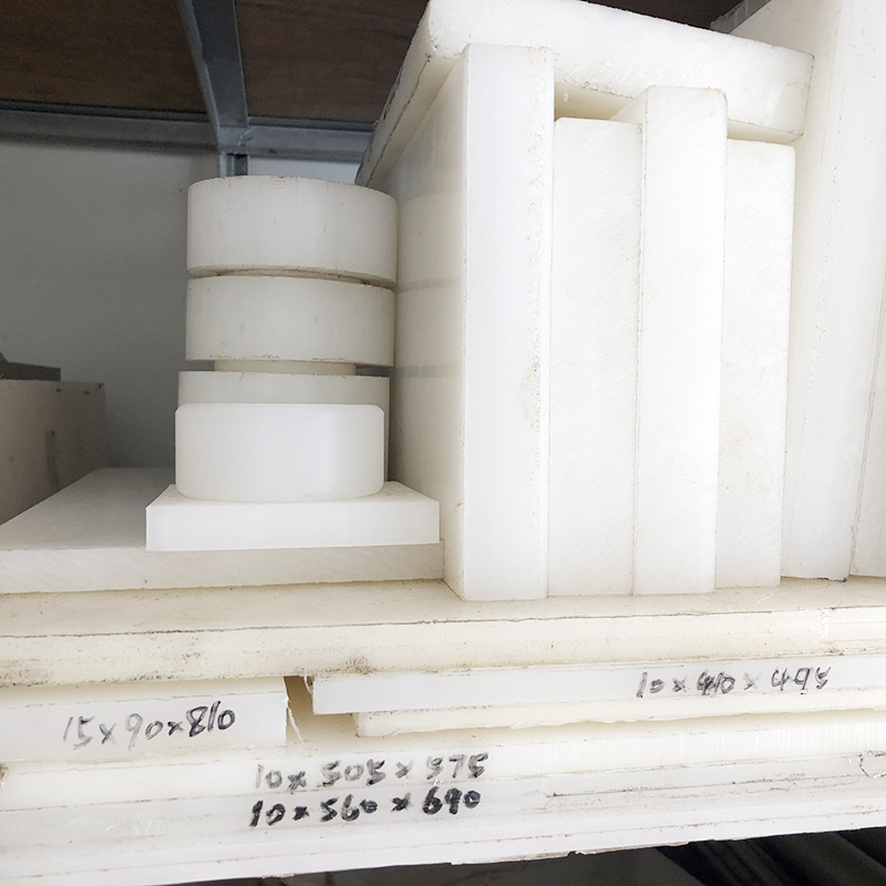 PVDF board and rod, white steel, fluoroethylene polyvinylidene fluoride board, high-temperature and creep resistant, customized for processing