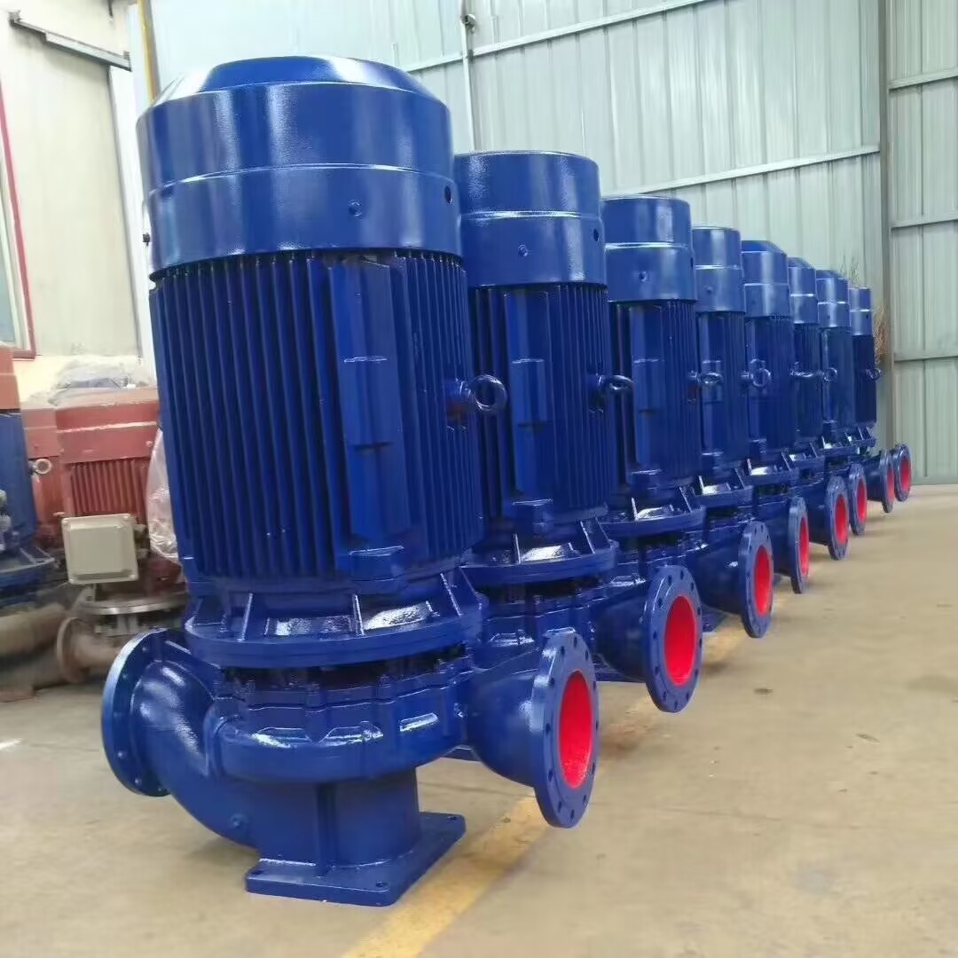 ISG vertical pipeline pump, high-rise pressurized circulating pipeline centrifugal pump, small horizontal pipeline cold and hot water circulating pump