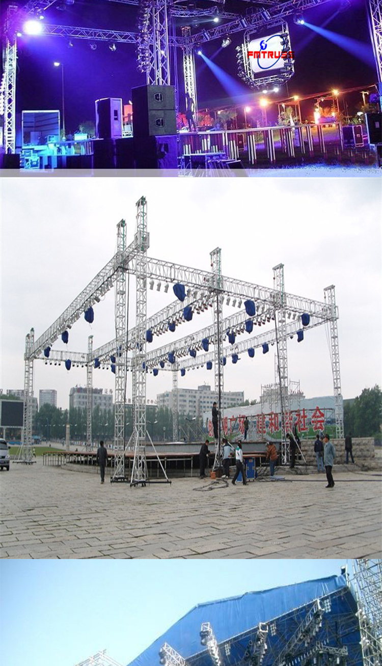 Customized circular truss, semi circular arc shaped frame, wedding stage background frame by Juchen