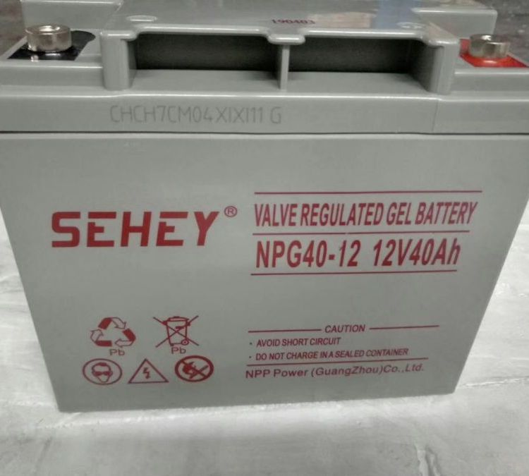 SEHEY西力蓄电池NP40-12 12V40AH机房基站太阳能路灯船舶