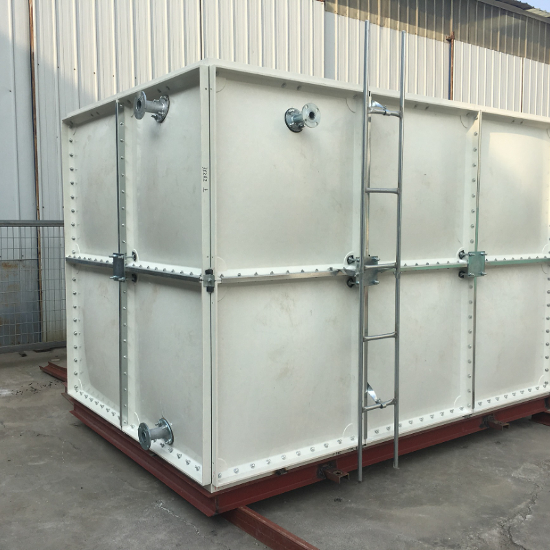 Fiberglass water tank supply modular SMC molded sheet fire protection and drinking water storage equipment