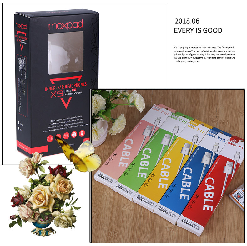 Electronic Product Packaging Box Factory Customized Tempered Film Digital Product Packaging Paper Box Printing