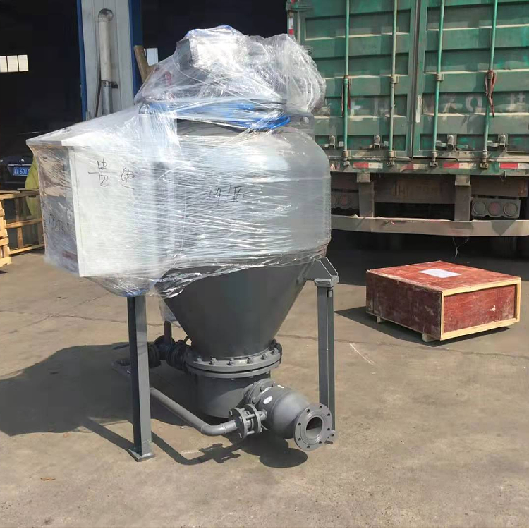 Pneumatic conveying equipment for fly ash, supplied by Zhaofeng brand manufacturer, with powder conveying pump and downdraft silo pump