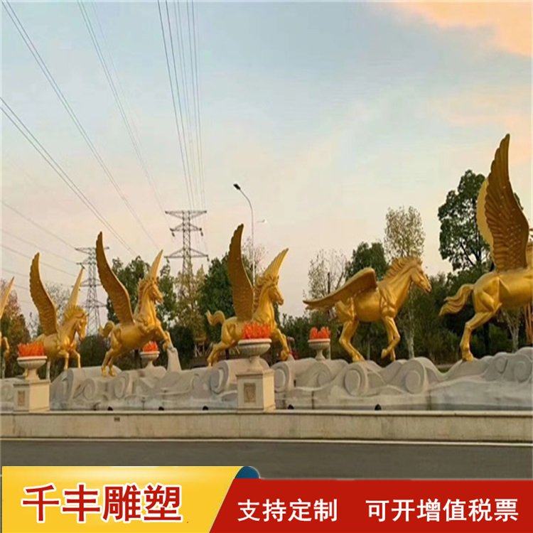 聚玺雕塑 铜马雕塑 园林铜马加工制作 广场小区铜马摆件