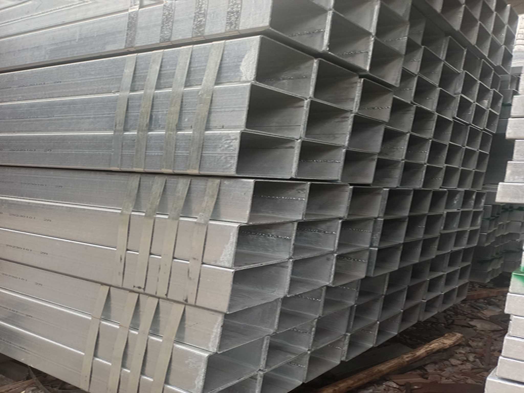 Lecong Hot Galvanized Square Tube Curtain Wall Special Square Tube Cold Galvanized Specification 200 * 300 * 6 Material Q355B