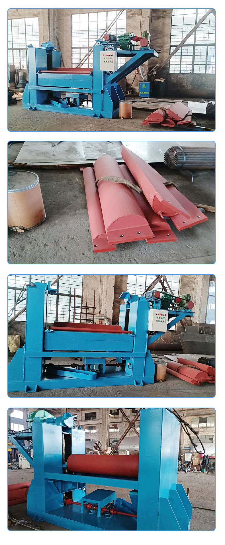 Chenghai spiral plate rolling machine manufacturer customizes large-scale machinery for automatic rolling of vertical plates