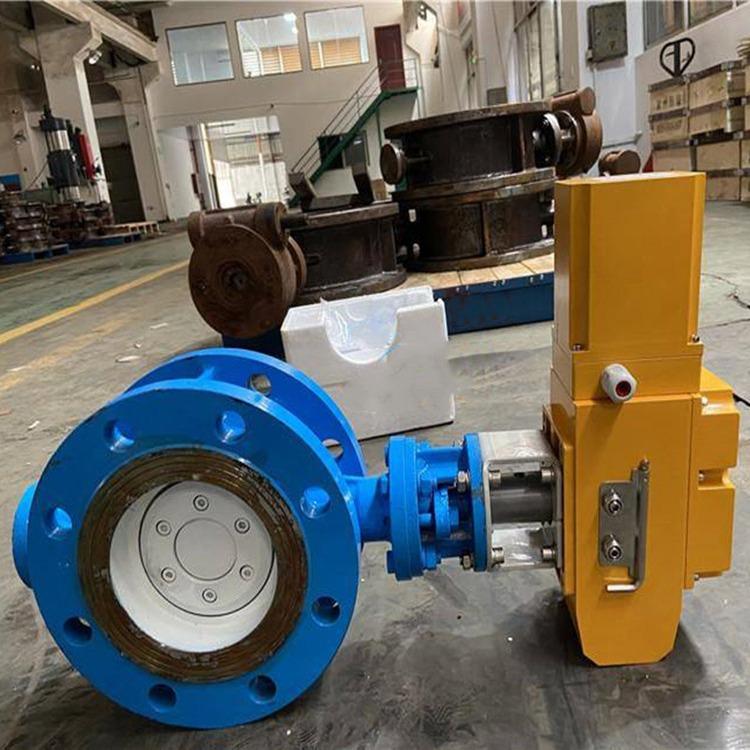 Xinhong Valve D943H Power Cut Automatic Reset Butterfly Valve Pneumatic Center Bi-directional Pressure Flange