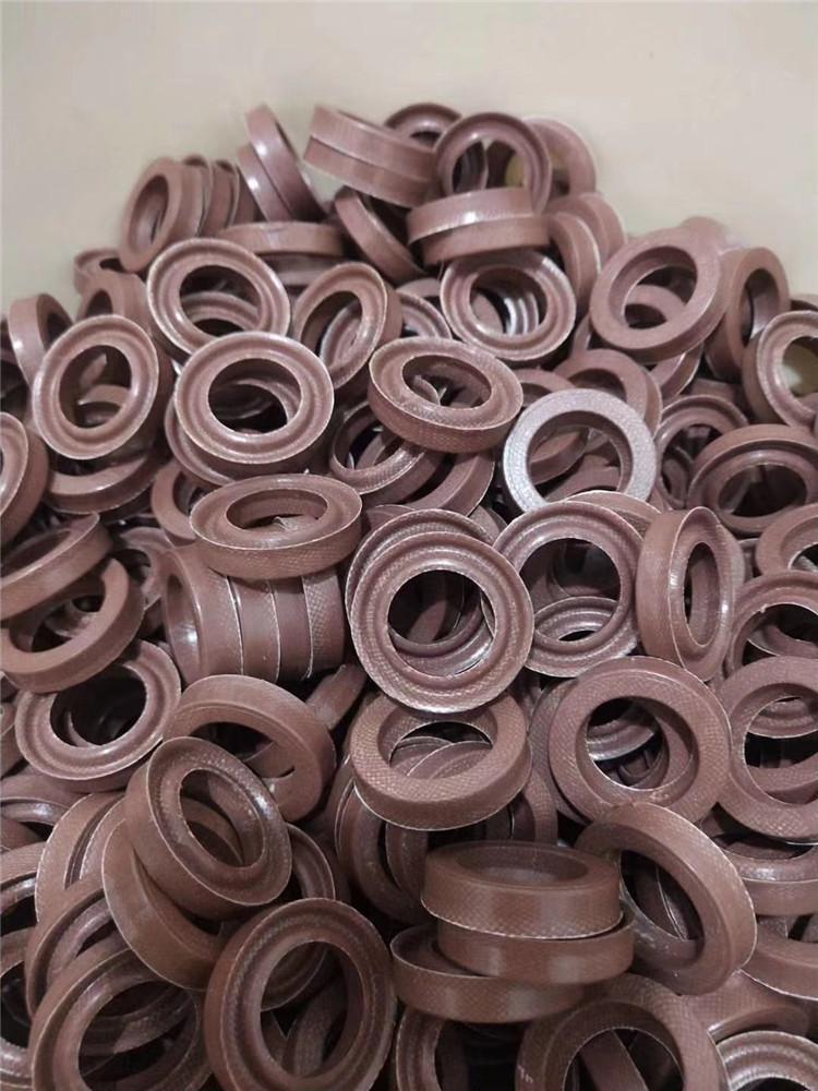 UN type fluorine rubber oil seal frameless oil seal fluorine rubber dust ring Ding Qing hydraulic seal fluorine rubber UHS ODU K-type oil seal