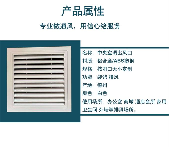 Customized black grille grille air outlet panel for Holltop grille blind air outlet without edge duct