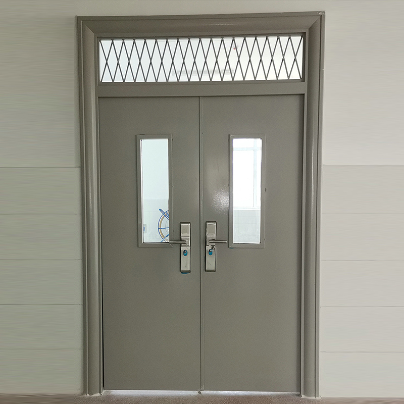 The school dormitory door is made of solid wood composite with bright windows that are not easy to deform, and the customized phone is made of tough generals