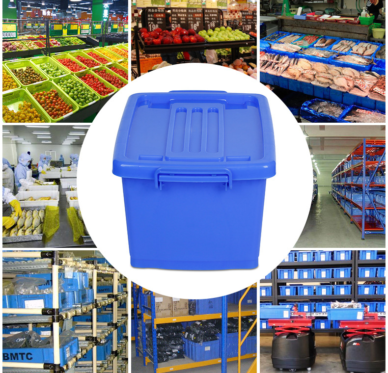 Zhongke tableware disinfection box, food grade material turnover box, warehousing and freight transfer box