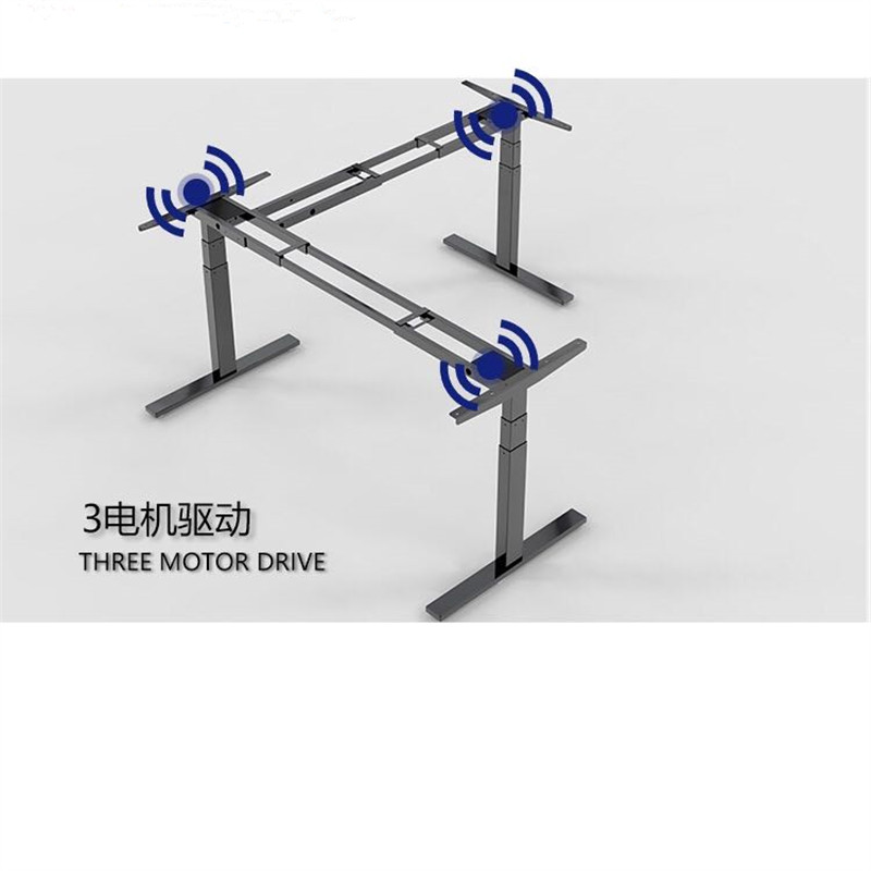 Konata K3 dual motor three section electric lifting table frame for ergonomic office computer tables