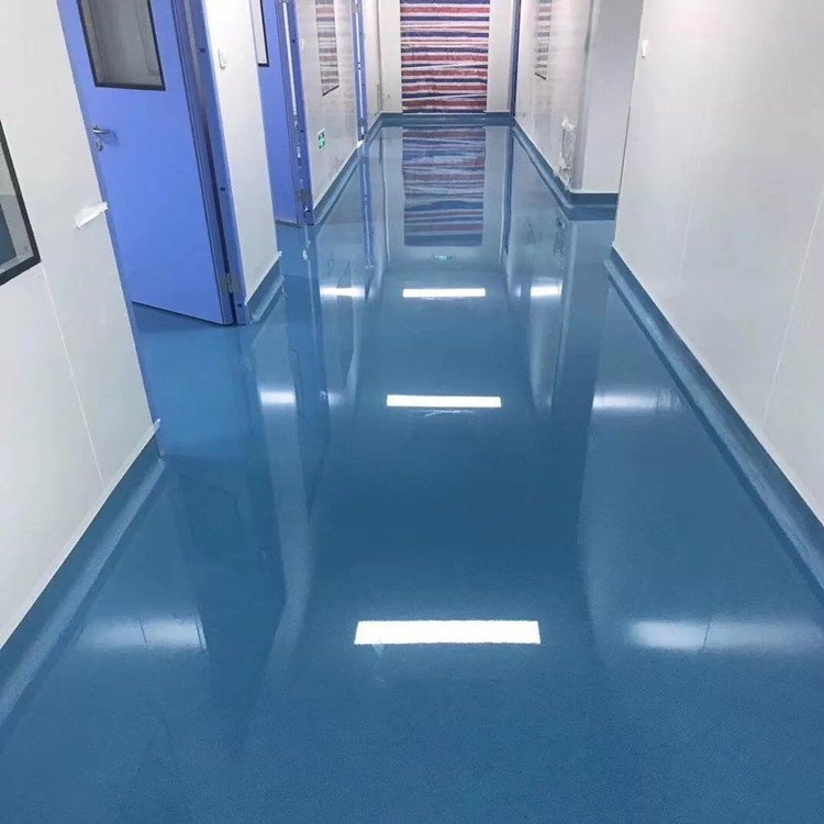 Red Yuan epoxy floor paint, self-leveling paint, anti-static floor paint, parking lot topcoat curing construction design