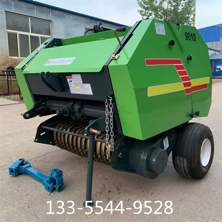 Small traction and bundling machine, forage, rice, wheat, straw circular bundling machine, corn straw picking and bundling integrated machine