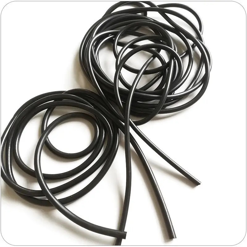 Nitrile EPDM black fluorine rubber solid round strip/oil resistant O-ring sealing strip/NBR nitrile rubber rope