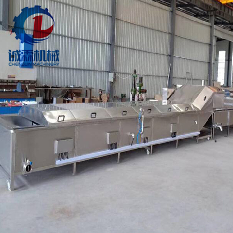 Juice pasteurizer Large water bath dried tofu pickled pepper chicken feet sterilization air drying production line equipment