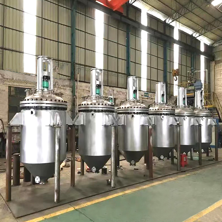Internal coil closed reactor Electric heating kettle Far Red Jacket heating support processing manufacturer
