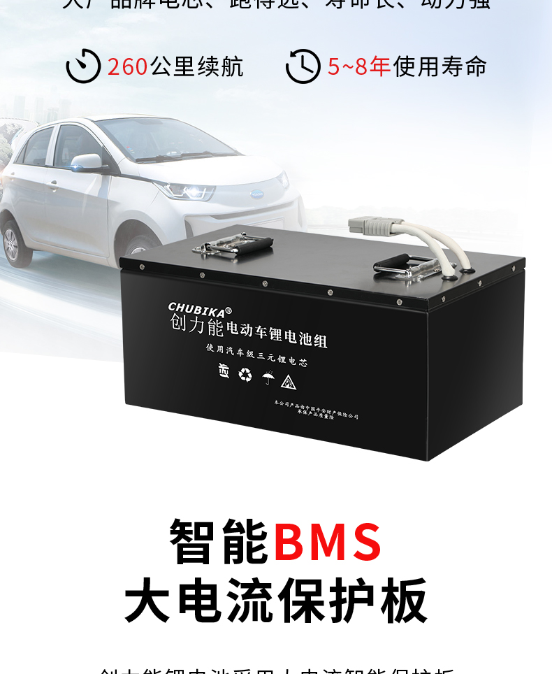 BYD Battery Cell Electric Vehicle Lithium iron phosphate battery Set Low speed Trolley Three wheeled Four wheeled Vehicle Battery Battery