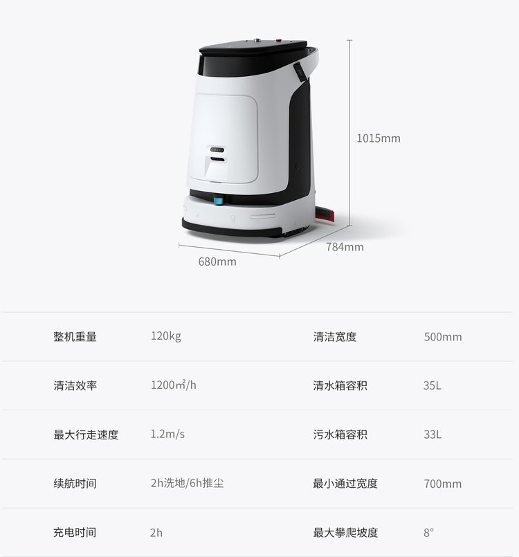 DEEBOT PRO M1 Shopping Mall/Shopping Center Cleaning Robot