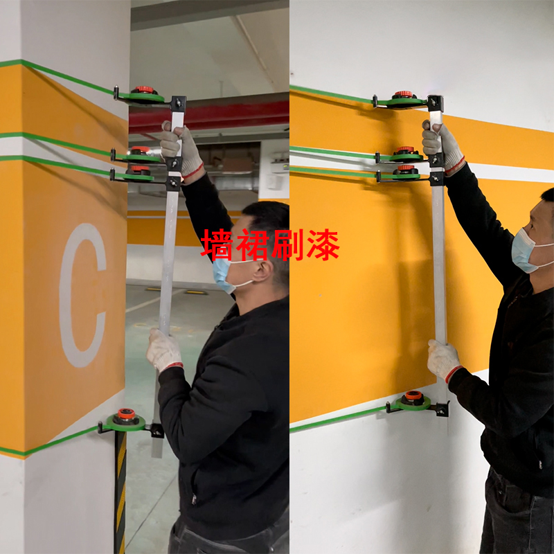 Meiwen Paper Drawing Line Pasting Machine Exterior Wall Paint Wall Paint Divider Imitation Stone Paint Floor Marking and Color Separation