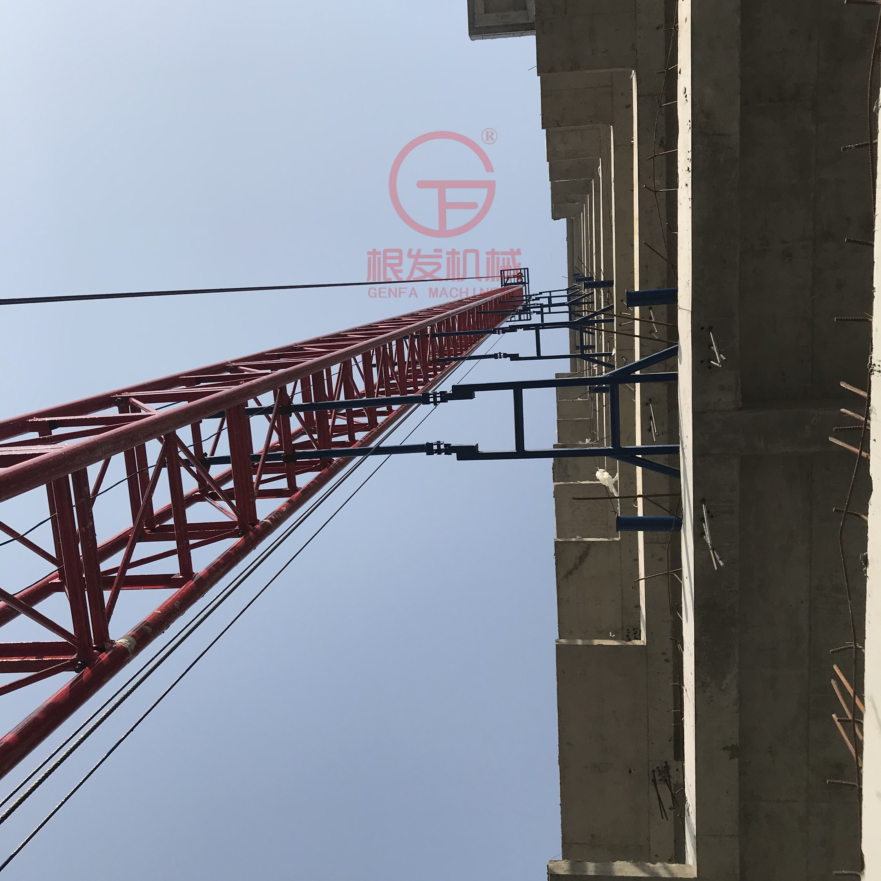 Genfa single column, double cage, single cage construction site, cargo elevator, building material elevator, building material elevator