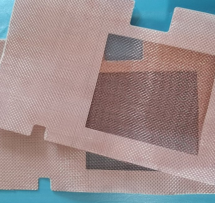 Copper mesh, copper wire mesh, 20-500 mesh anti-static copper mesh, electromagnetic signal shielding, laboratory heterosexual copper sheet