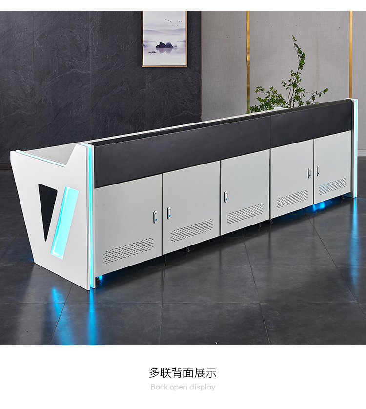 Zhongyue Bohua DY type luminescent side panel command center dispatch center monitoring room office desk steel operation desk